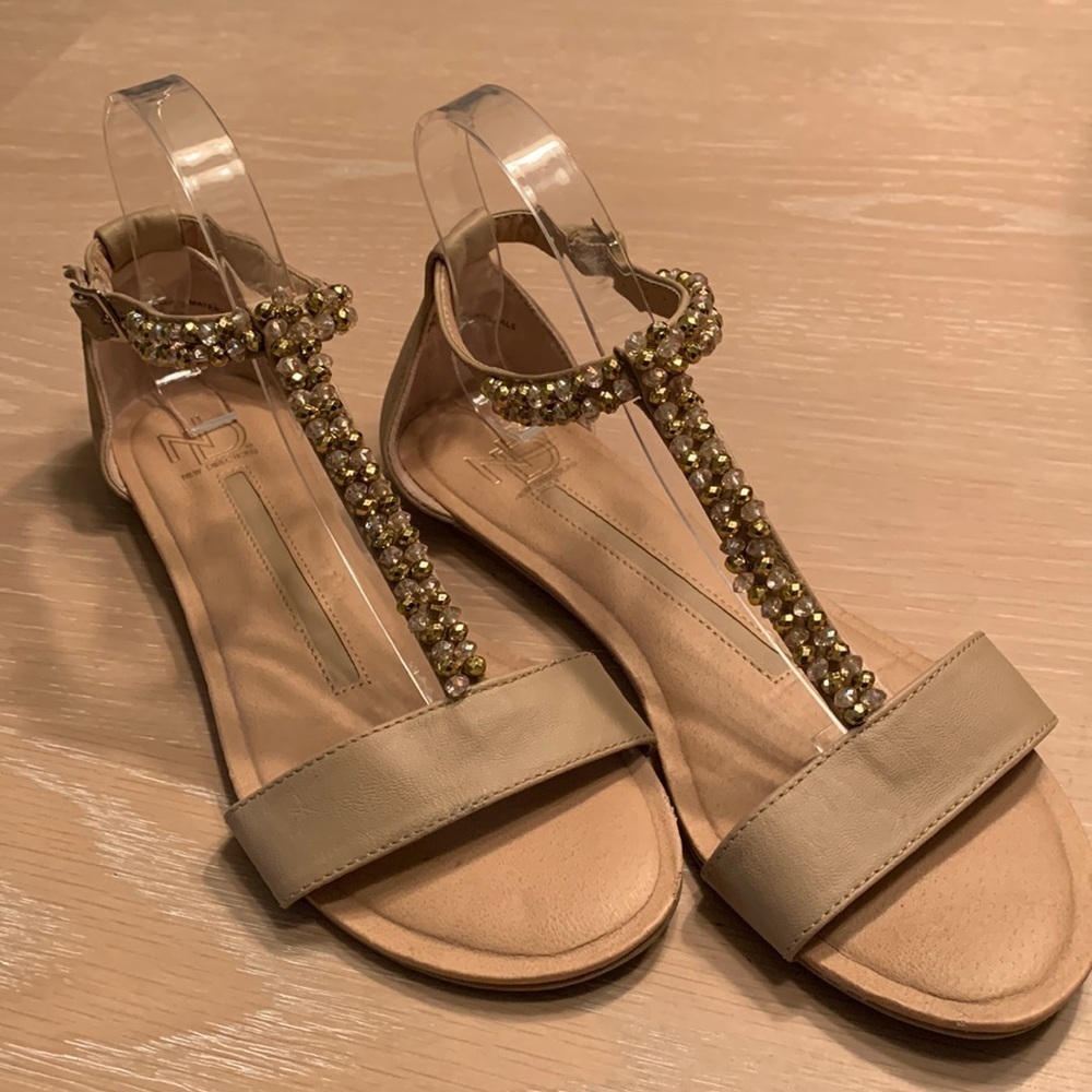 New Direction Bling Sandals , small amount of wear, Size 9